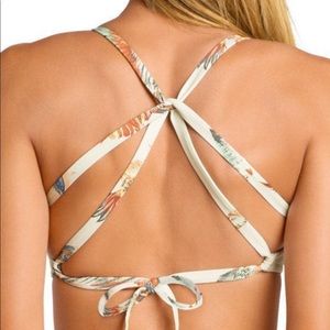 NWT Boys & Arrows Dylan Bikini Top (birds pattern)